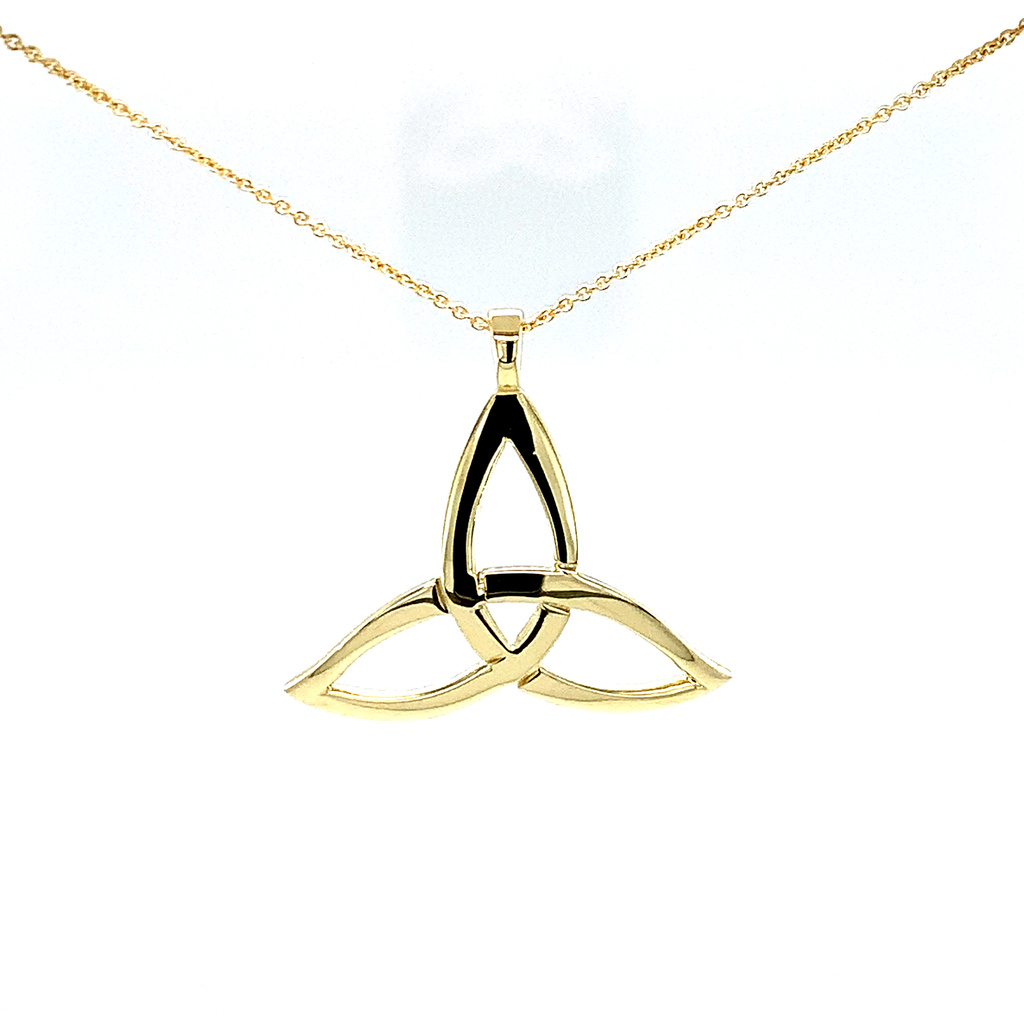 Celtic Knot Necklace, Triquetra Viking Pendant, Steel Viking Jewelry –  TheNorseWind